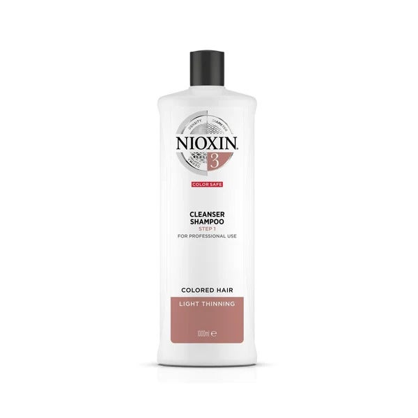 Nioxin Sistema 3 Cleanser Shampoo Capelli Colorati 1000ml-1