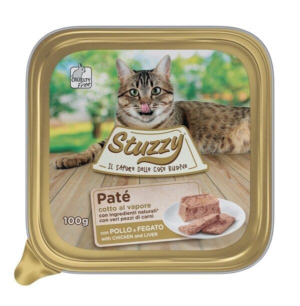 Stuzzy Patè Di Pollo E Fegato Per Gatti 100g-1
