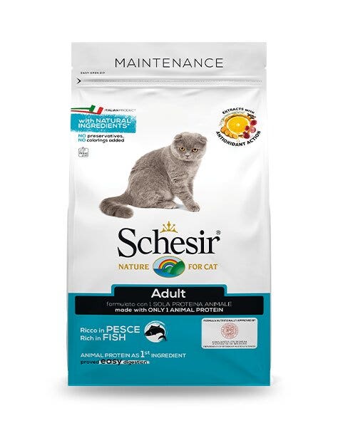 Schesir Adult Crocchette Gatti Adulti Ricco In Pesce Sacco 400 g-3