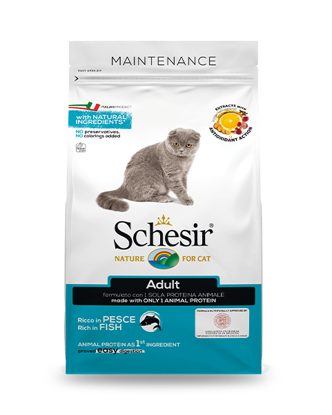 Schesir Adult Crocchette Gatti Adulti Ricco In Pesce Sacco 400 g-2