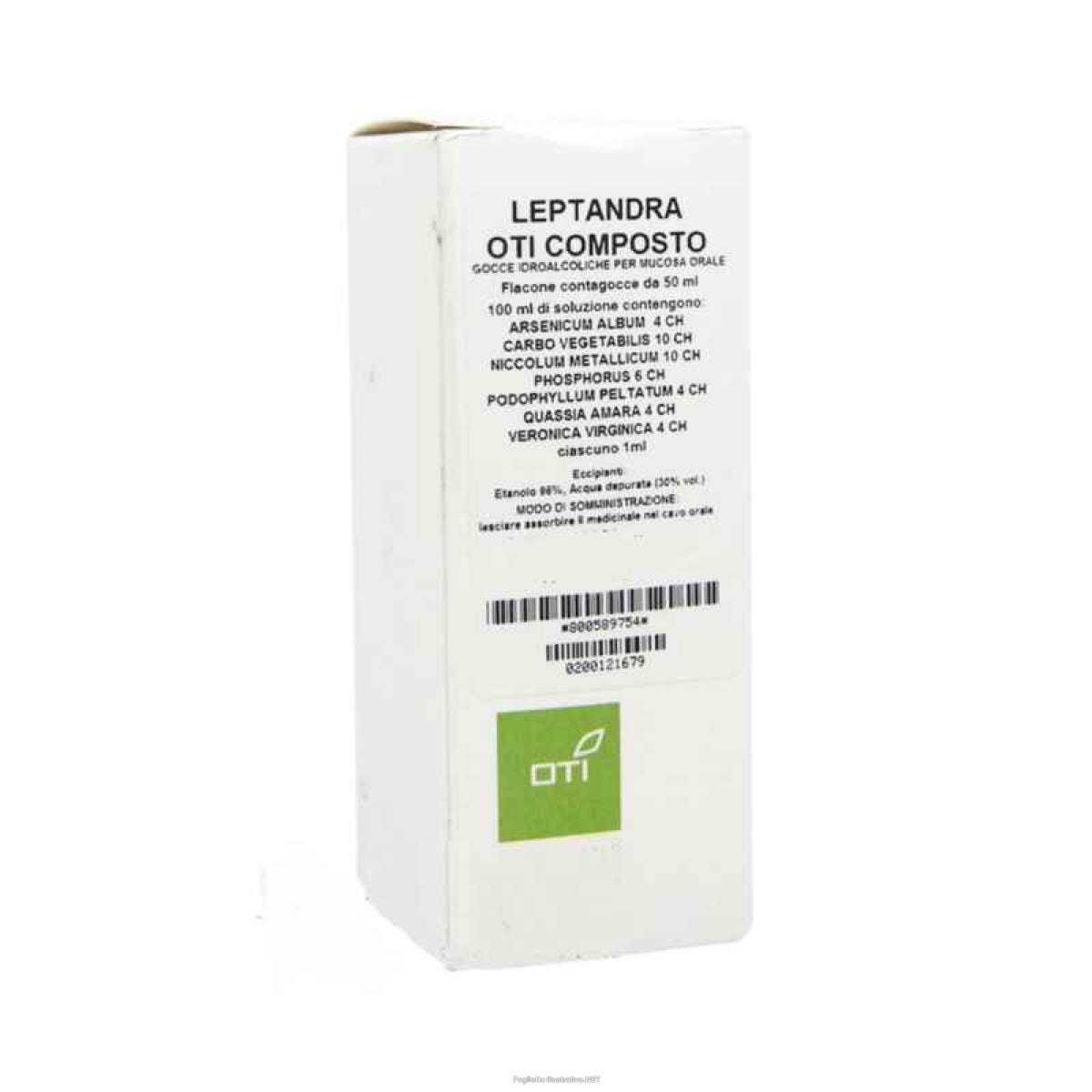 Oti Leptandra Comp Gocce Soluzione Idroalcolica 50ml-1