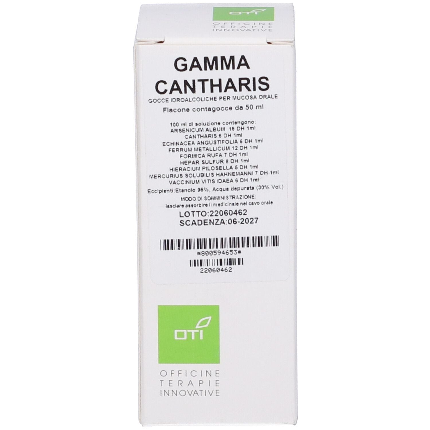 Oti Gamma Cantharis Gocce 50ml