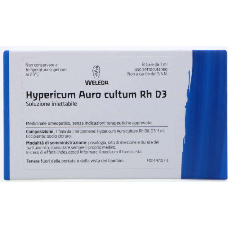 Weleda Hypericum Auro C Rh D2 8 Fiale Da 1ml