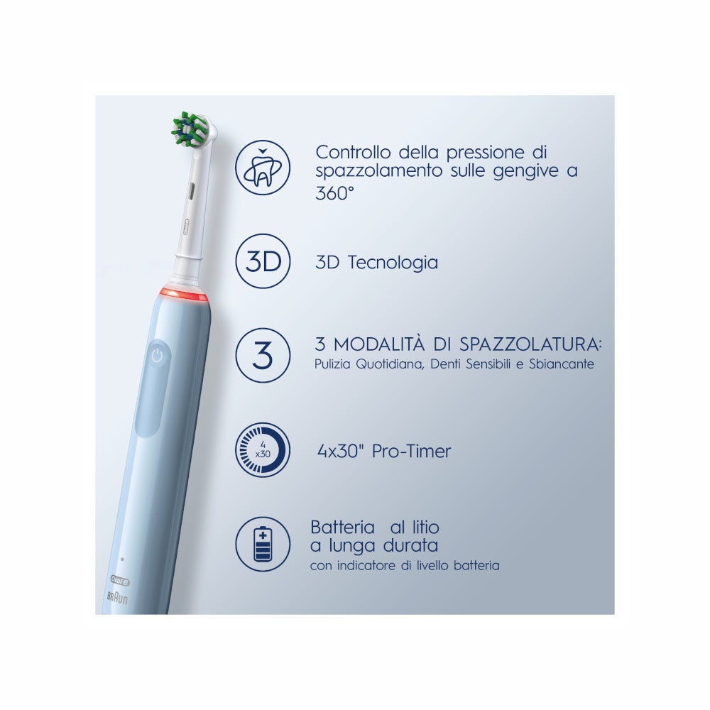 Oral-B Pro-3 3000 Crossaction Spazzolino Elettrico Ricaricabile-2
