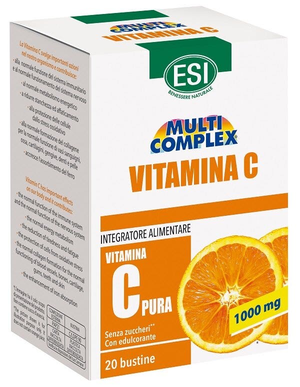 Esi Multicomplex Vitamina C 20 Bustine Da 2g-1