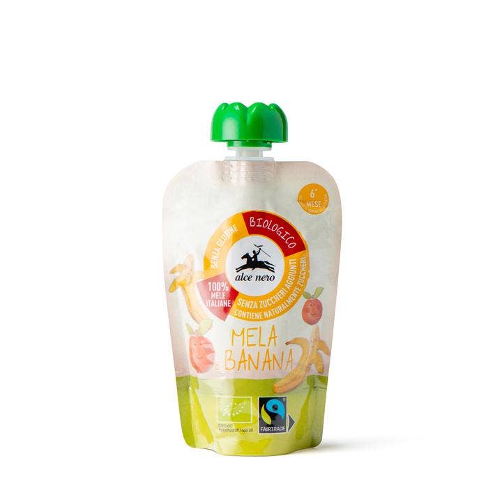 Purea Mela Banana Baby Food Bio 6M+ 100g  - 5