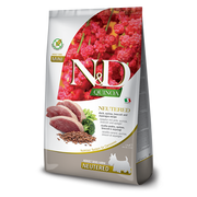 Farmina N&D Quinoa Dog Anatra Broccoli Asparagus Neutered Per Cani Adulti Taglia Mini Sacco 7kg-1