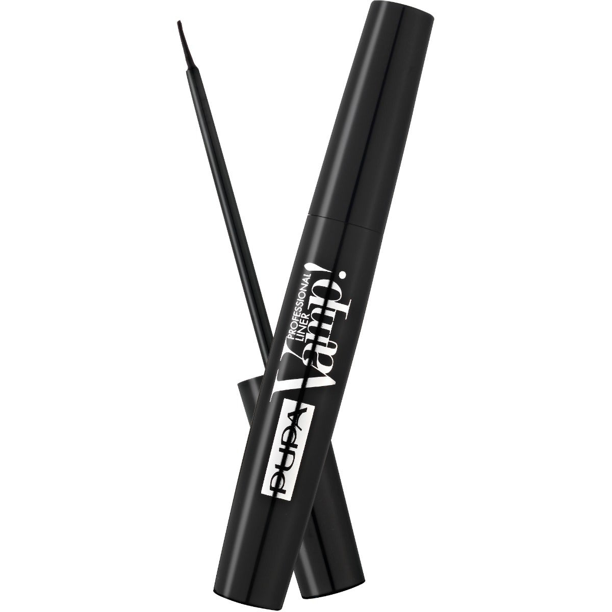 Pupa Vamp Professional Liner Eyeliner Con Pennellino 100 Extra Black 4,5 ml - 1