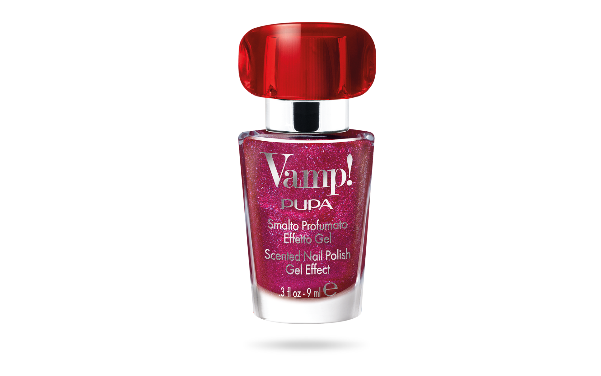 Pupa Vamp! Nail Polish N°219 Party Fuchsia 9ml-1