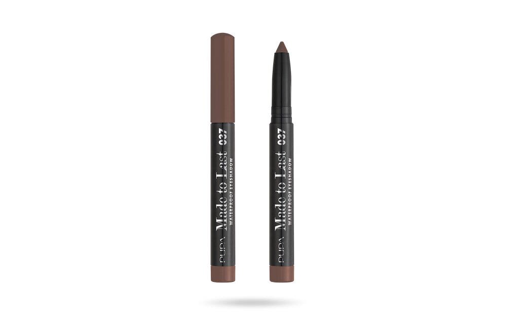Pupa Made to Last Waterproof Eyeshadow Ombretto Stick 037 Intense Taupe-1