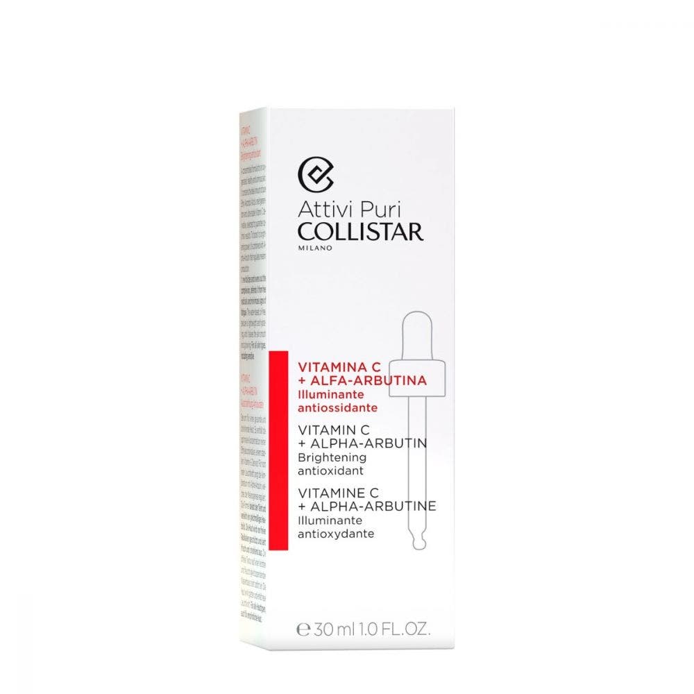 Collistar Siero Viso Attivi Puri Vitamina C + Alfa-Arbutina 30ml -4