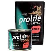 Prolife Life Style Salmone Fresco Cibo Umido Per Gatti Adulti Bustina 85g-1