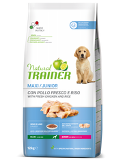 Natural Trainer Crocchette Pollo Fresco Per Cuccioli Taglia Grande <24Mesi Sacco 12kg-2