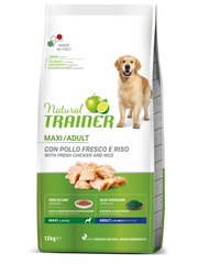 Natural Trainer Crocchette Pollo/Riso/Alga Spirulina Per Cani Adulti Taglia Grande Sacco 12kg-2