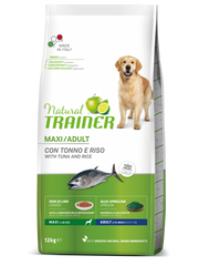 Natural Trainer Crocchette Tonno/Riso/Alga Spirulina Per Cani Taglia Grande Sacco 3kg-2