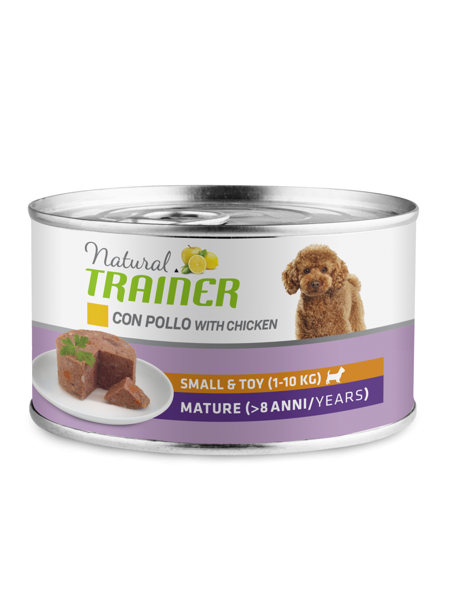 Natural Trainer Cibo Umido Pollo Per Cani Adulti Taglia Piccola Lattina 150g-1