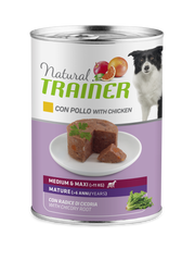 Natural Trainer Cibo Umido Pollo Per Cani Adulti Taglia Grande Lattina 400g-1