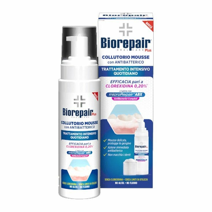 Biorepair Plus Collutorio Mousse Antibatterico 200ml-1