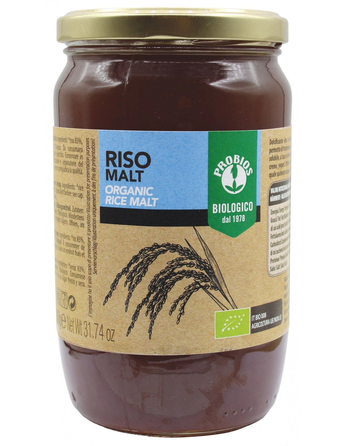 RISO MALT MALTO DI RISO 900G