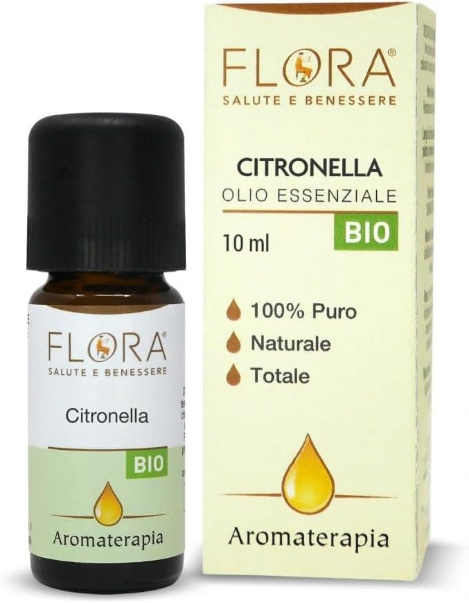 Flora Olio Essenziale Bio Citronella 10ml-3