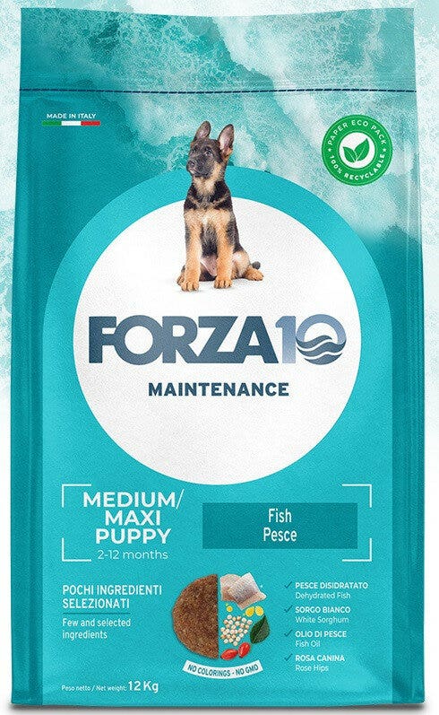 Forza 10 Cibo Secco Pesce Per Cuccioli E Per Cani in Gravidanza Sacco 12kg-1