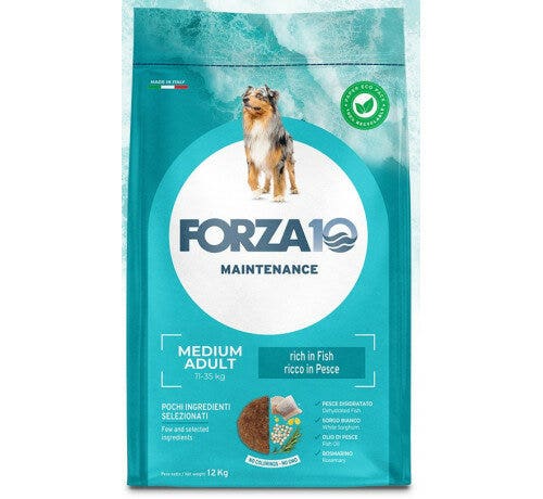 Forza 10 Mantenimento Cibo Secco Pesce  Per Cani Adulti Sacco 12kg-1