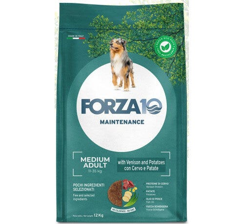 Forza 10 Maintenance Con Cervo E Patate Pe Cani Adulti Taglia Media Sacco 12kg-1
