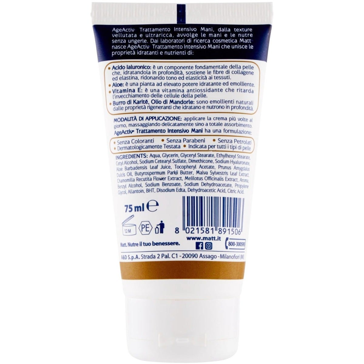 Matt Age Activ Trattamento Intensivo Mani 75ml-2