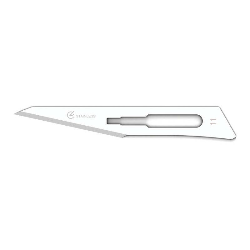 Lama Monouso Sterile Numero 11 Acciaio Inox 100 Pezzi-1
