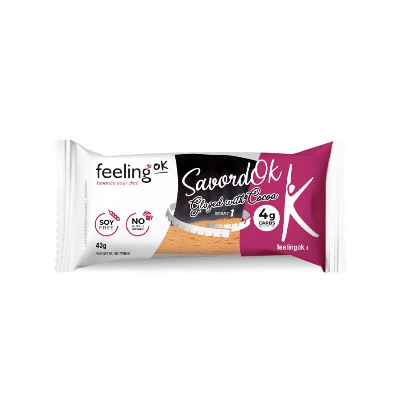 Feeling Ok Savoiardo Glassato Al Cacao 43g-1