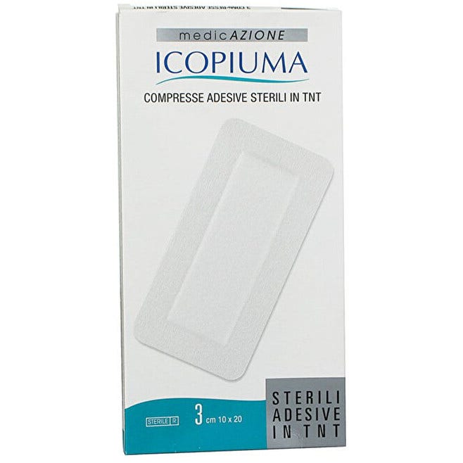 Icopiuma Compresse Adesive TNT 10x20cm 3 Pezzi-1