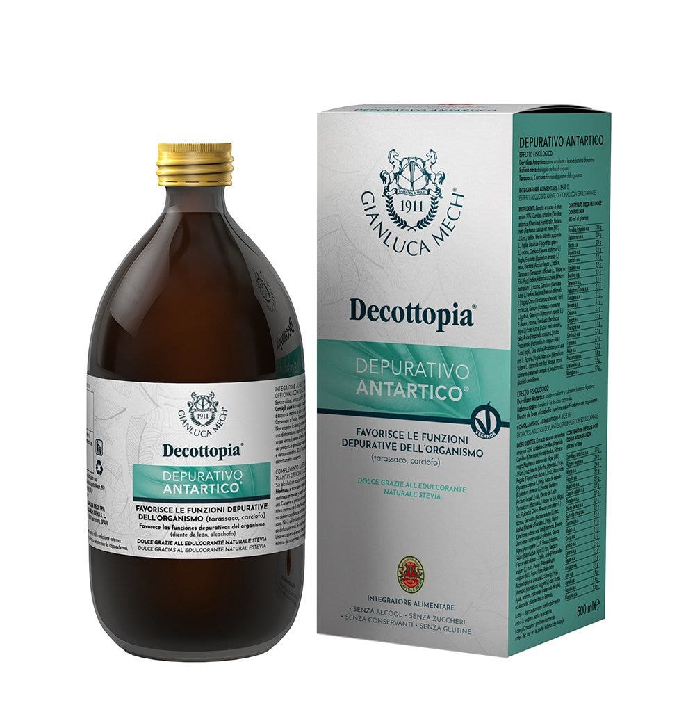 Gianluca Mech Decottopia Depurativo Antartico Con Stevia 500ml  - 2