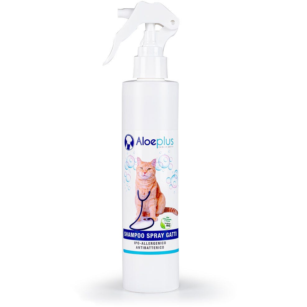 Aloeplus Shampoo Spray Gatti 250ml-1