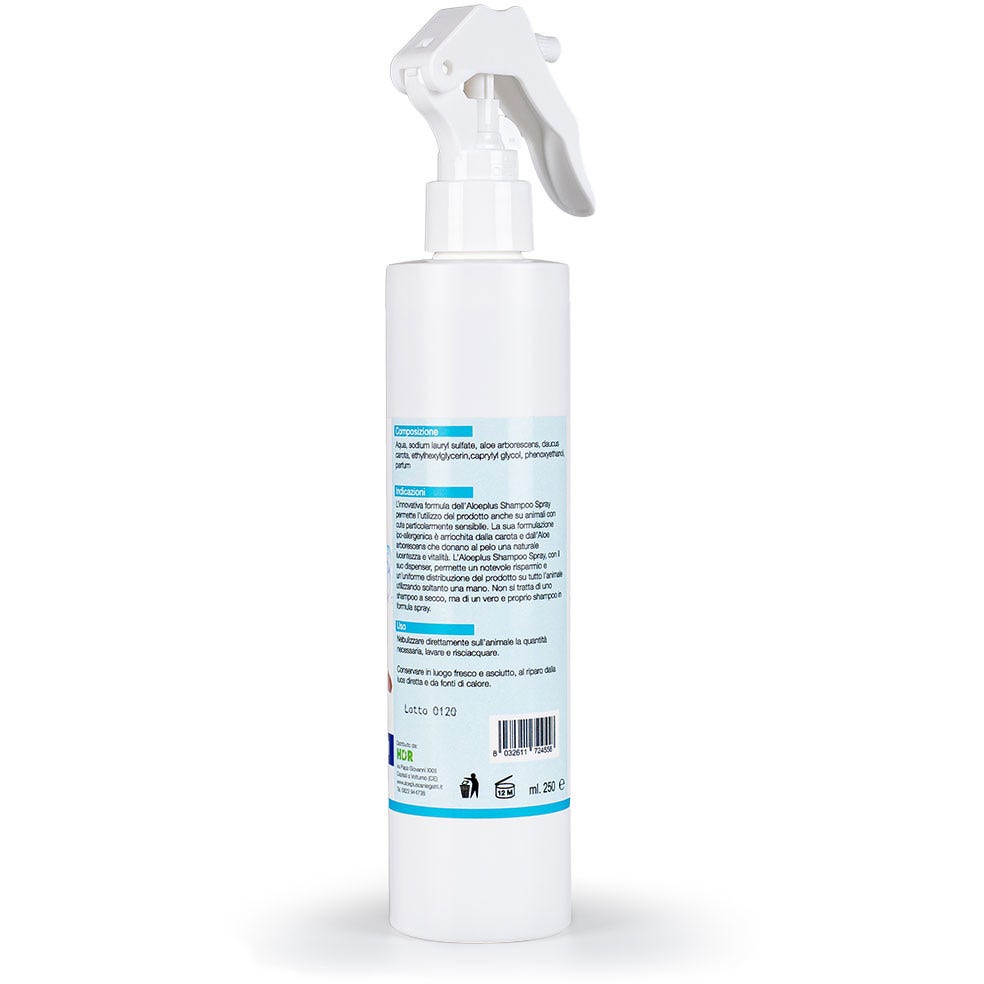 Aloeplus Shampoo Spray Gatti 250ml-2