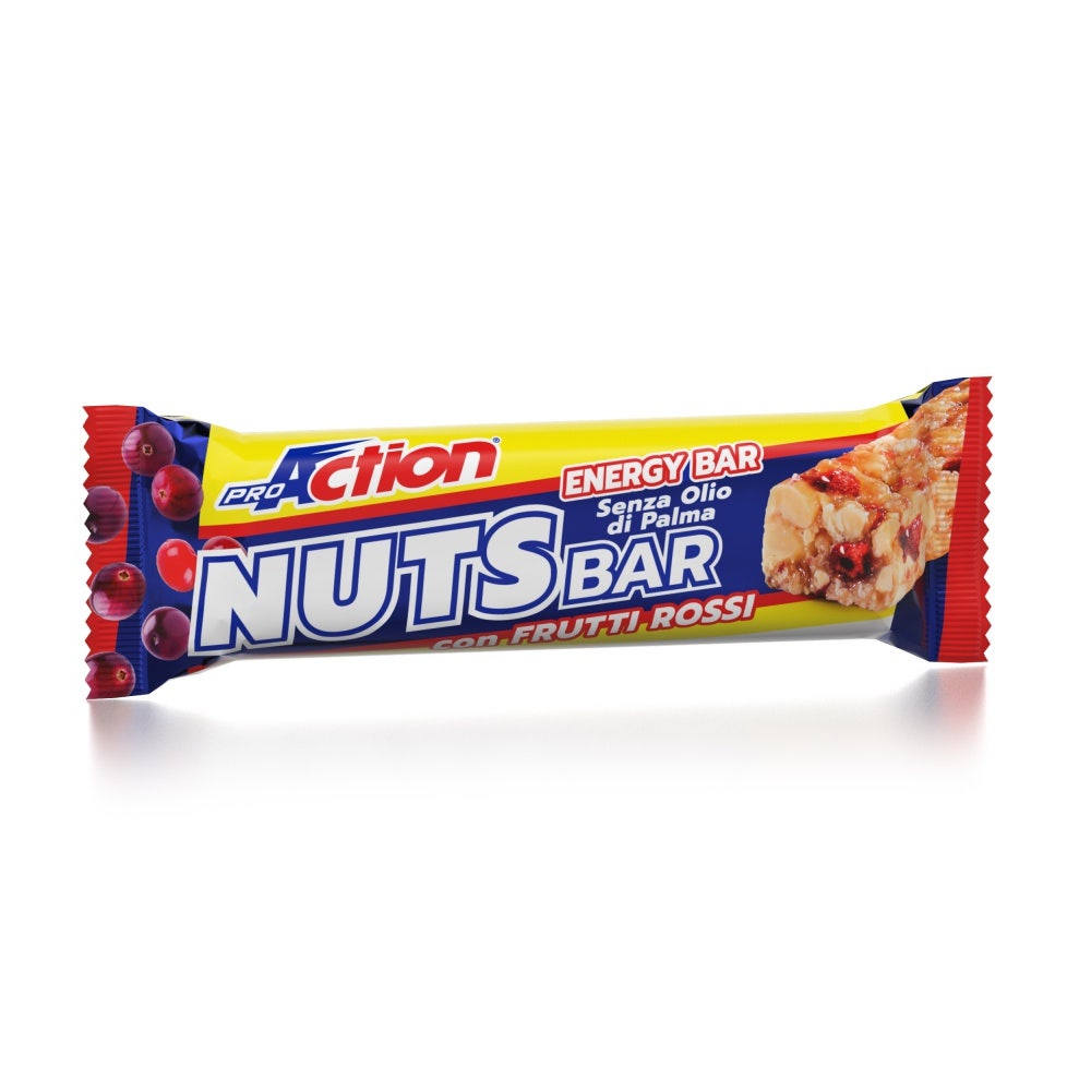 Proaction Nuts Bar Frutti Rossi 30g-3