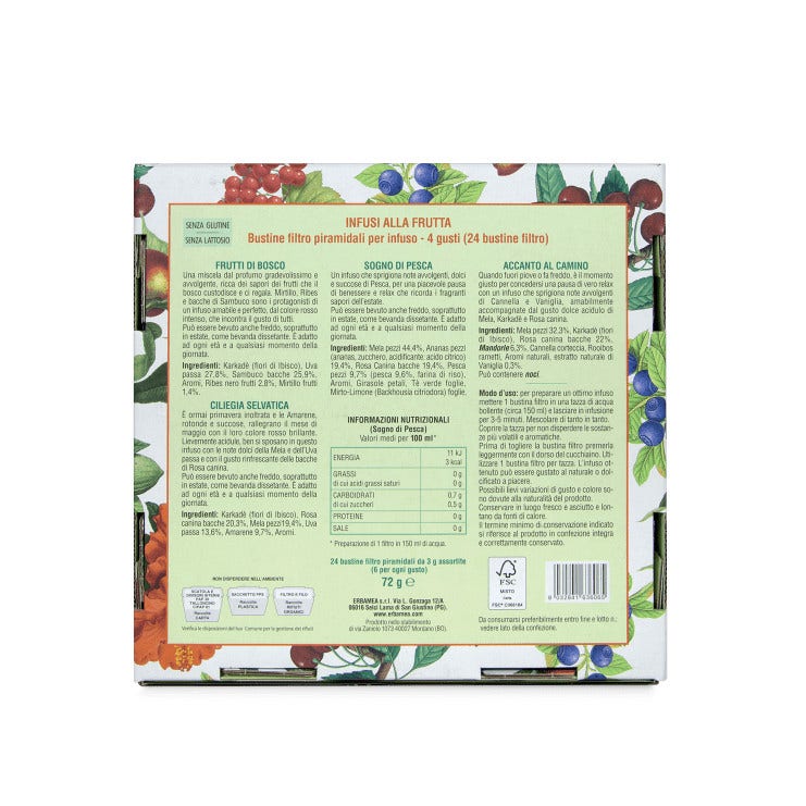 Erbamea Scatola Regalo Infusi alla Frutta 24 Bustine-4