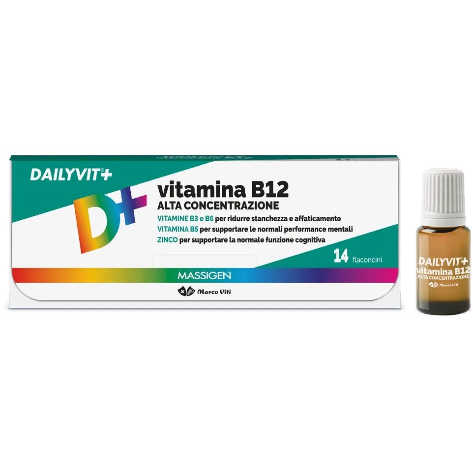Massigen Dailyvit Vitamina B12 Alta Concentrazione 14 Flaconcini-1