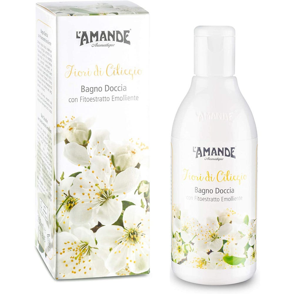 L'Amande Bagno Doccia Fiori di Ciliegio 250ml-1