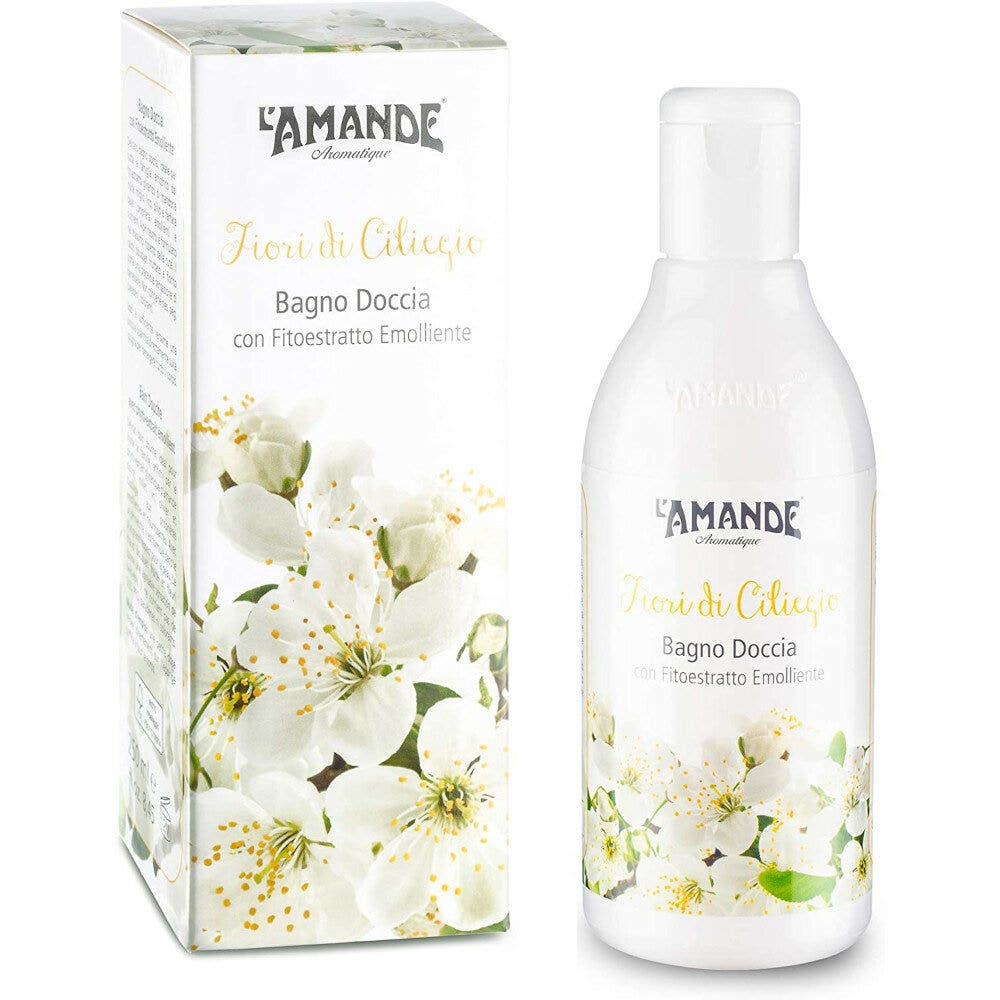 L'Amande Bagno Doccia Fiori di Ciliegio 250ml-2