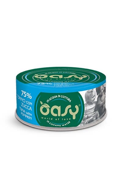 Oasy Wet Cat More Love Tonno Con Zucca 70g-1