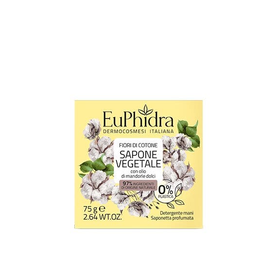 Euphidra Sapone Vegetale Fiori Di Cotone 75g-1
