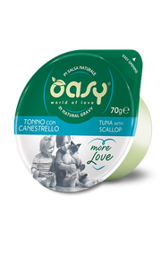 Oasy Wet Cat More Love Tonno Con Canestrello Cibo Umido Per Gatti Adulti 70g-1