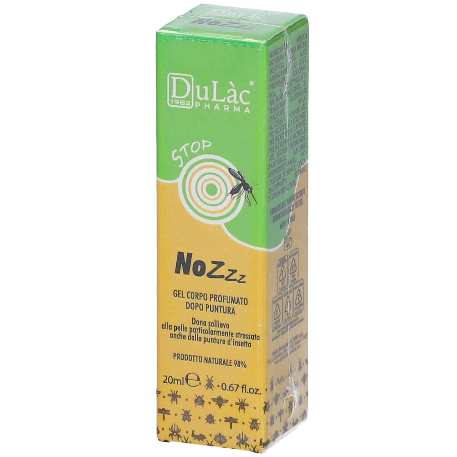 Dulàc NoZzz Gel Corpo Dopopuntura Roll-On 20 ml