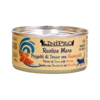 Unipro Rustico Mare Cibo Umido Tonno Con Gamberetti Per Gatti Adulti Barattolo 85g-2