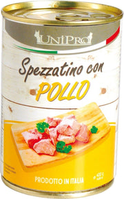 Unipro Spezzatino Con Pollo Cibo Umido Per Cani Adulti Barattolo 400g-1