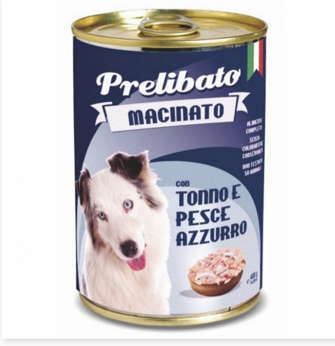 Unipro Prelibato Macinato per Cani Adulti con Tonno e Pesce azzurro 400g-1