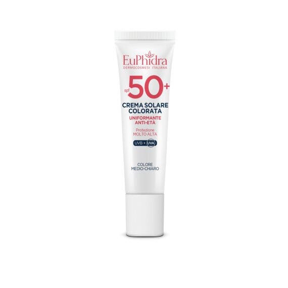 Euphidra Kaleido Crema Solare Viso Colorata Medio-Chiaro 30ml SPF50+-1