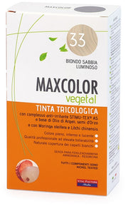 Maxcolor Vegetal Tinta Tricologica 33 Biondo Sabbia Luminoso 140ml
