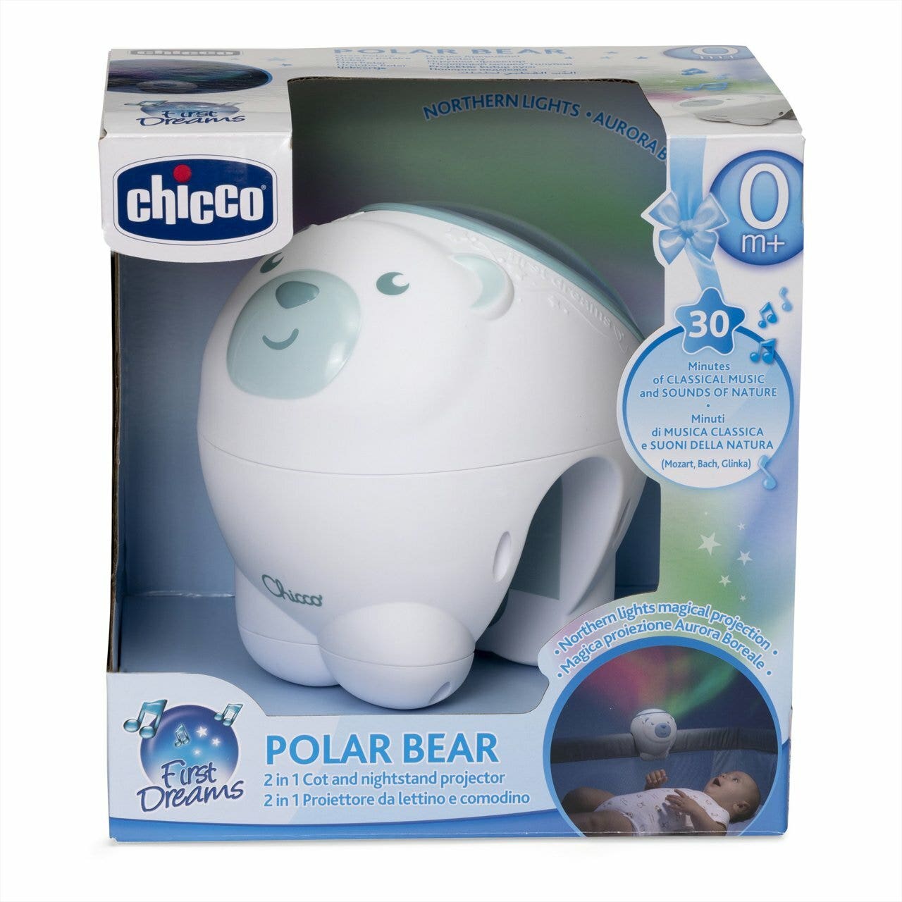 Chicco Proiettore Orso Polare Blu 0 Mesi+-6