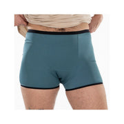 Fluyda Boxer Linea Basic Mutandina Assorbente Bianco/Petrolio Taglia M-1